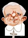 Cartoon: Benedicto (small) by pincho tagged benedicto papa religion vaticano catolico pontifice roma fe