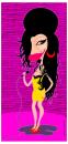 Cartoon: AMY (small) by pincho tagged emywinehouse girld caricaturas musica personajes caricature cartoon music espectaculo