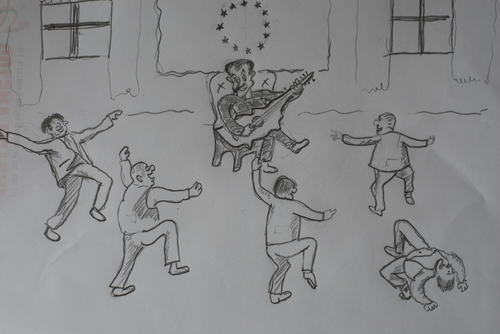 Cartoon: AB-TC (medium) by MSB tagged avrupa,birligi,türkiye,iliskileri