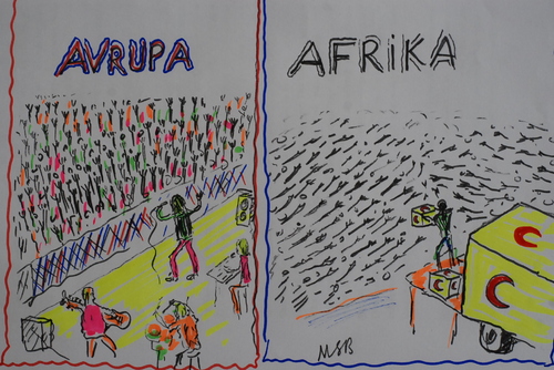 Cartoon: afrika (medium) by MSB tagged afrika