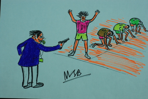 Cartoon: atletizm (medium) by MSB tagged atlatizm
