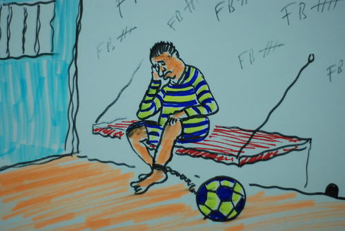 Cartoon: FUTBOL VE SIKE (medium) by MSB tagged futbol