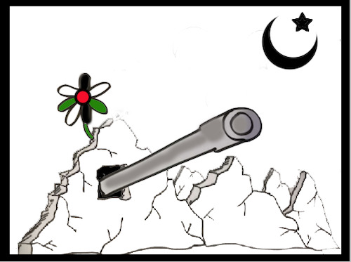 Cartoon: gaza (medium) by MSB tagged gaza