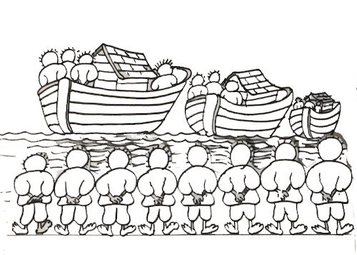 Cartoon: GAZA (medium) by MSB tagged gaza