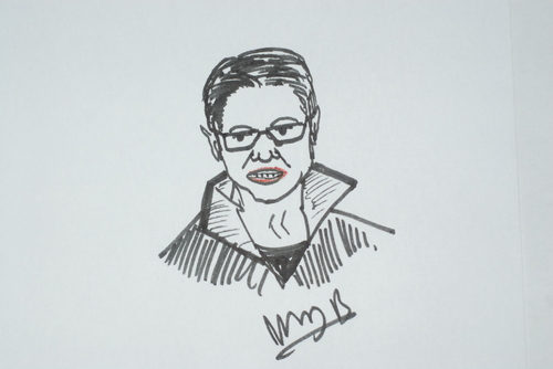 Cartoon: Monica Zanet (medium) by MSB tagged zanet,monica