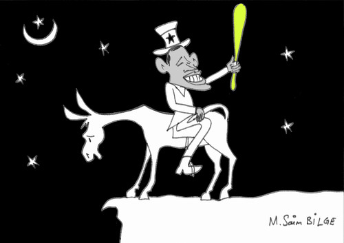 Cartoon: obama (medium) by MSB tagged obama