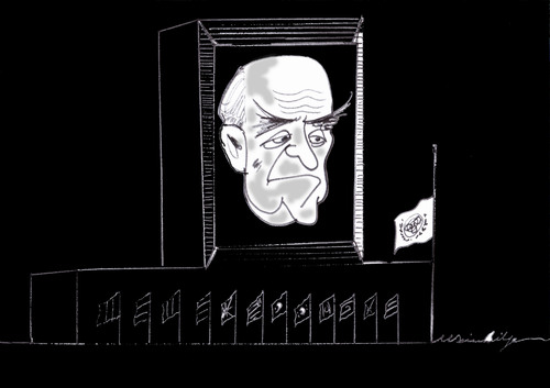 Cartoon: Oscar Niemeyer (medium) by MSB tagged oscar,niemeyer