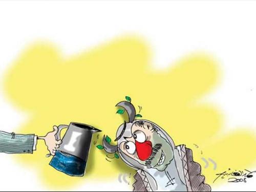 Cartoon: ??!! (medium) by hamad al gayeb tagged hamad,al,gayeb,carrtoon