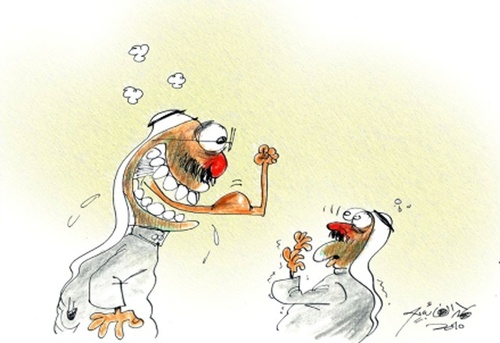 Cartoon: hamad al gayeb cartoon (medium) by hamad al gayeb tagged ttt