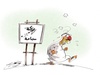 Cartoon: swimming pool dangerious (small) by hamad al gayeb tagged swimming,pool,dangerious