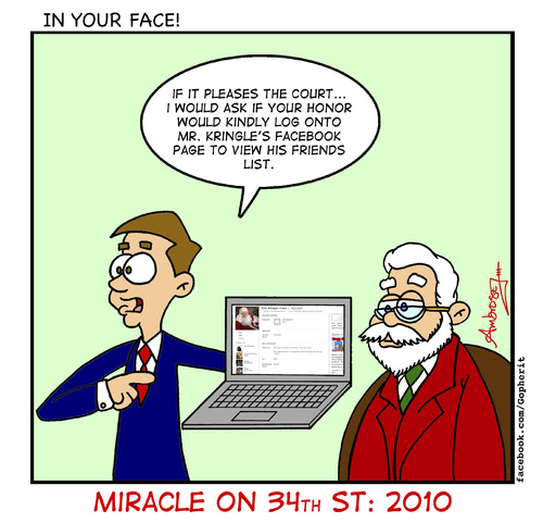 Cartoon: Miracle on 34th st 2010 (medium) by Gopher-It Comics tagged gopherit,ambrose,santaclaus,christmas