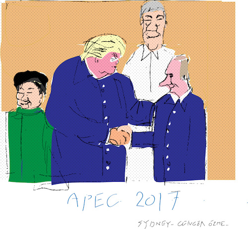 Cartoon: APEC 2017V (medium) by gungor tagged vietnam