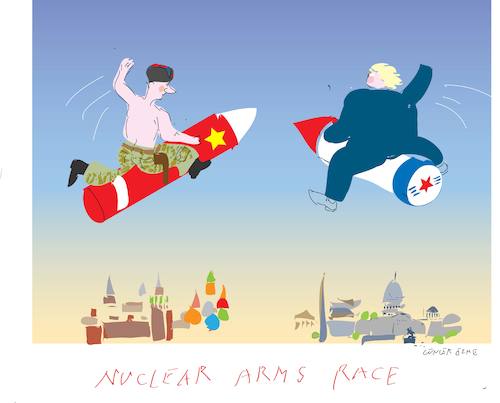 Cartoon: Arms race (medium) by gungor tagged world,world