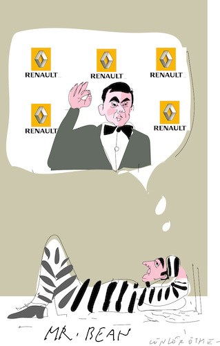 Cartoon: Carlos Ghosh (medium) by gungor tagged france,france,renault,automobilwirtschaft,brasilien,carlos,ghosh