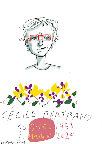 Cartoon: Cecile Bertrand Cartoonist (medium) by gungor tagged cecile,bertrand,cartoonist,cecile,bertrand,cartoonist