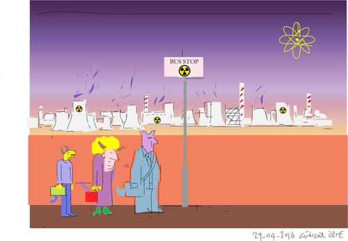 Cartoon: Nuclear (medium) by gungor tagged energy