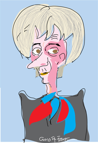 Cartoon: C.Lagarde-4 (medium) by gungor tagged politician