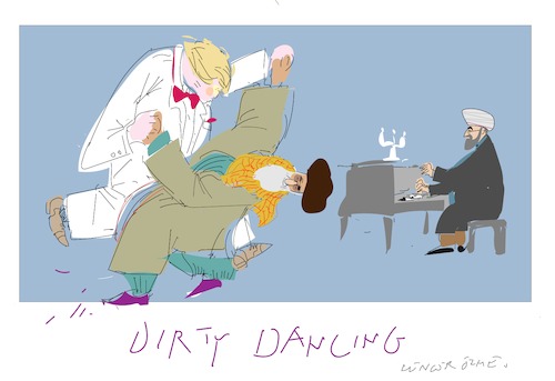 Cartoon: Dirty Dancing 10 (medium) by gungor tagged usa