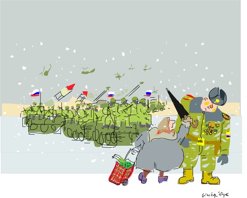 Cartoon: Empire strikes back (medium) by gungor tagged ukrania