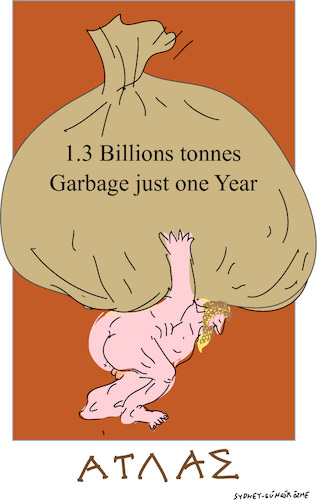 Cartoon: Garbage (medium) by gungor tagged world