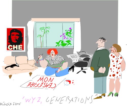 Cartoon: Generations Z (medium) by gungor tagged generations,generations