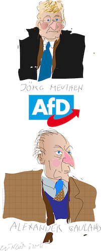 Cartoon: Germany s  AfD  party (medium) by gungor tagged afd,party,in,germany,afd,party,in,germany