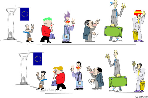 Cartoon: HAIRCUT (medium) by gungor tagged europe