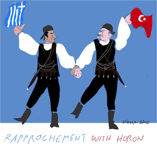 Cartoon: Horon like a Black Sea style (medium) by gungor tagged black,sea,dancing,black,sea,dancing