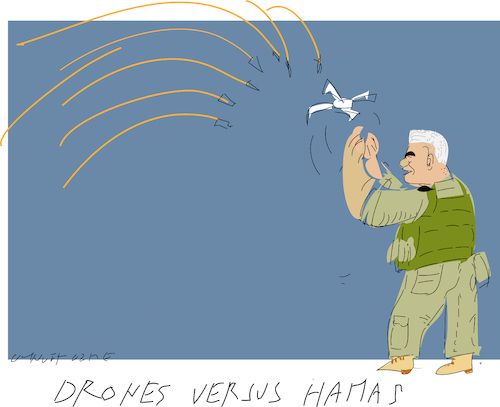 Israel and Hamas militans