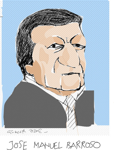 Cartoon: J.M.Barroso (medium) by gungor tagged europe