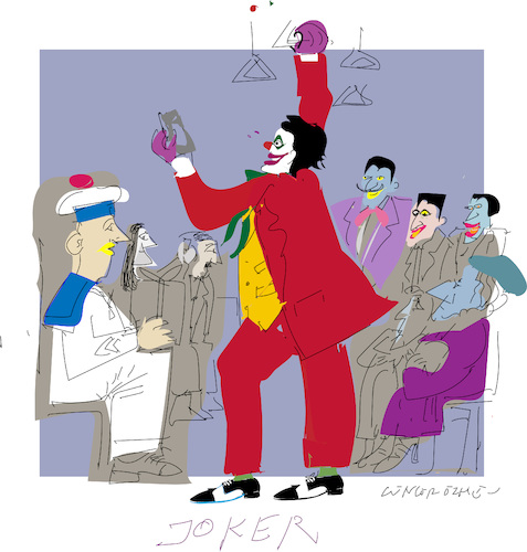 Cartoon: Joker 1 (medium) by gungor tagged movie,movie