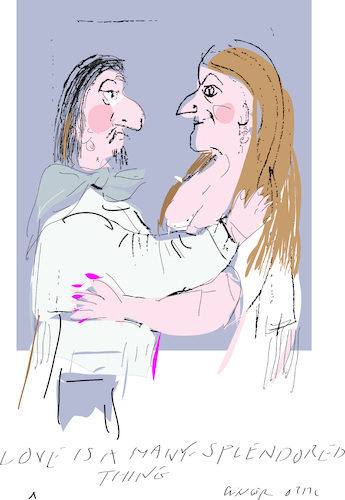 Cartoon: Romeo and Juliet (medium) by gungor tagged love,story,movie
