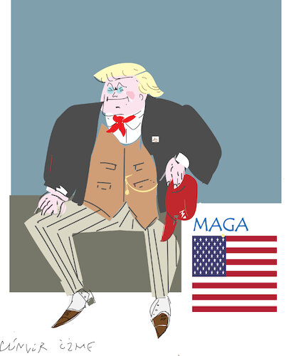 Cartoon: Make America great again (medium) by gungor tagged trump,is,back,trump,is,back