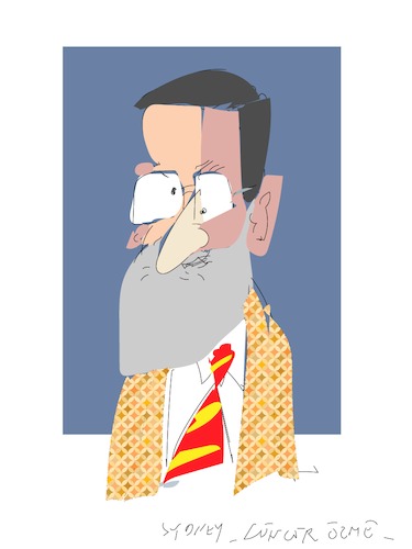 Cartoon: Mariona Rajoy (medium) by gungor tagged spain