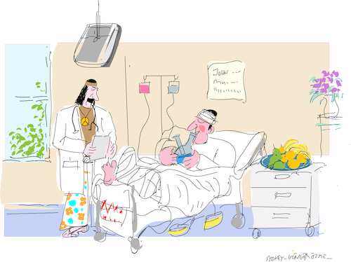Cartoon: Medical Cannabis (medium) by gungor tagged health