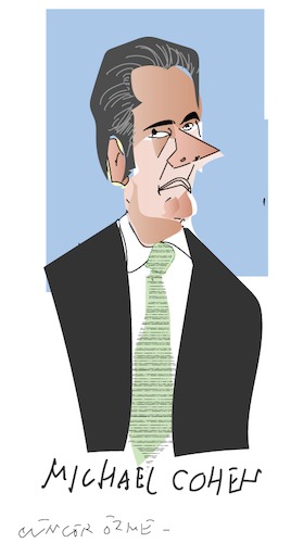 Cartoon: Michael Cohen (medium) by gungor tagged usa