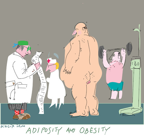 Cartoon: Obesity or Excess Weight (medium) by gungor tagged new,names,for,obesity,new,names,for,obesity