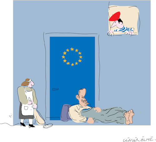 Cartoon: Rapprochement wih EU (medium) by gungor tagged europe