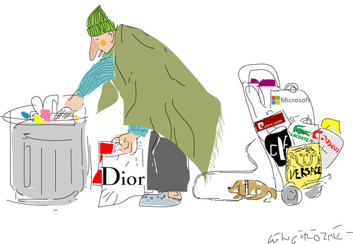 Cartoon: Recycling (medium) by gungor tagged living