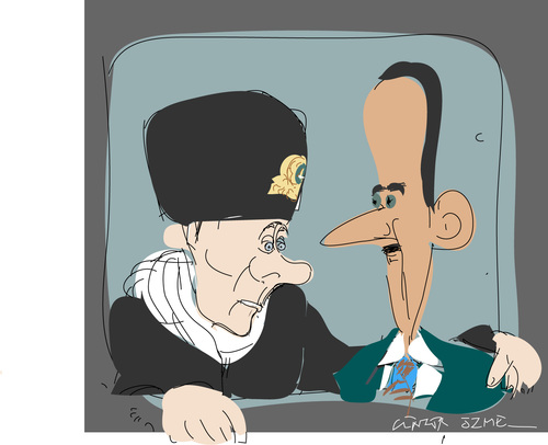 Cartoon: Selfie 2 (medium) by gungor tagged syria