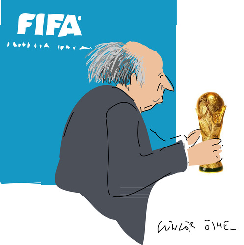 Cartoon: Sepp Blatter (medium) by gungor tagged fifa