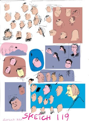 Cartoon: Sketch 119 (medium) by gungor tagged sketch,no,119,sketch,no,119