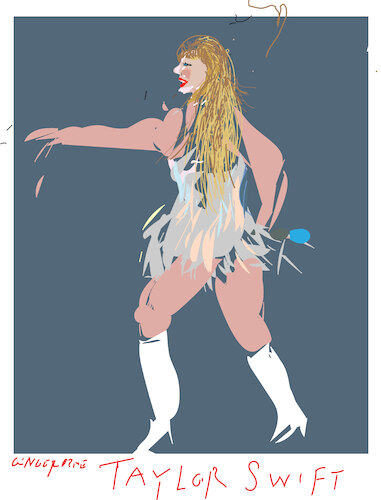 Cartoon: Taylor Swift (medium) by gungor tagged latest,show,from,taylor,swift,latest,show,from,taylor,swift
