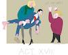Cartoon: Act 18 (small) by gungor tagged france