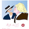 Cartoon: Air kiss at inauguration (small) by gungor tagged air,kiss,at,inauguration,ceremony