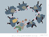 Cartoon: All togefher sky diving (small) by gungor tagged sky,diving