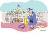 Cartoon: Austerity for Royal (small) by gungor tagged britain