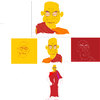 Cartoon: dalai lama (small) by gungor tagged dala
