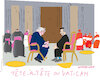 Cartoon: Diplomacy in Vatican (small) by gungor tagged vatican,talk,with,zelensky,in,vatia