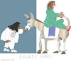 Cartoon: Joy with the donkey (small) by gungor tagged joy,with,the,donkey